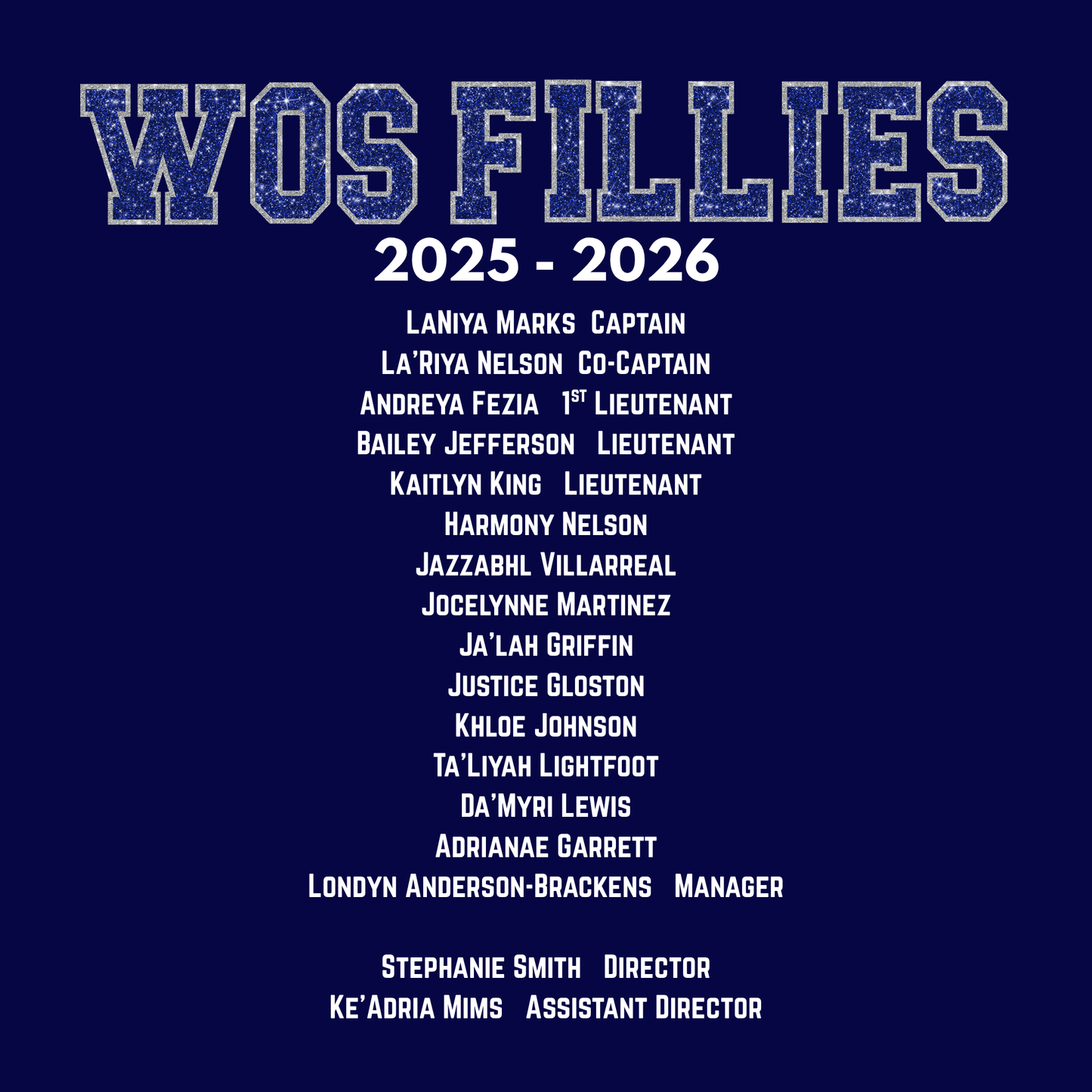 WOS Fillies Drill Team Shirt