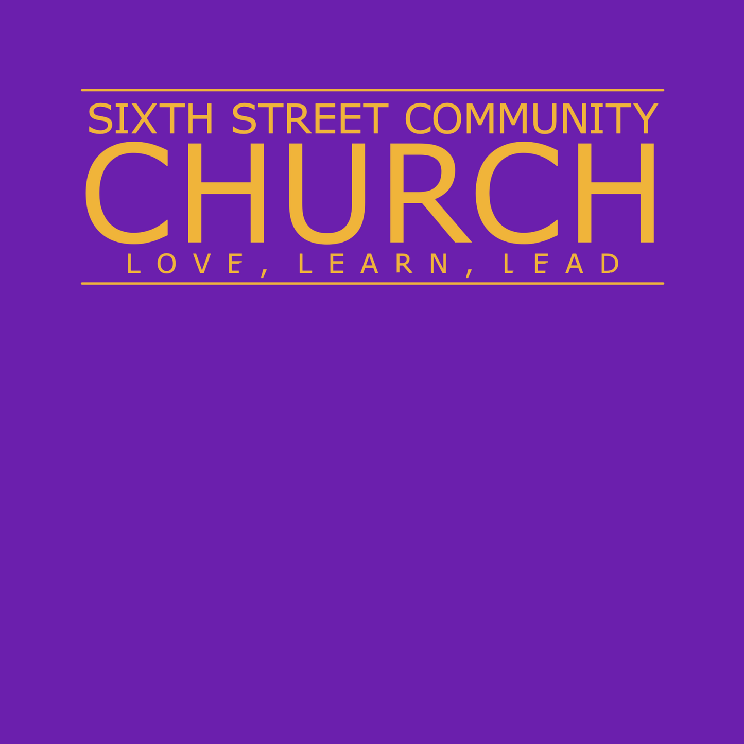 Sixth Street Community Church *Custom Order