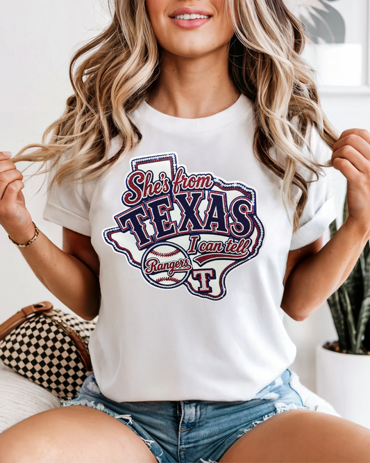 She's From Texas Rangers